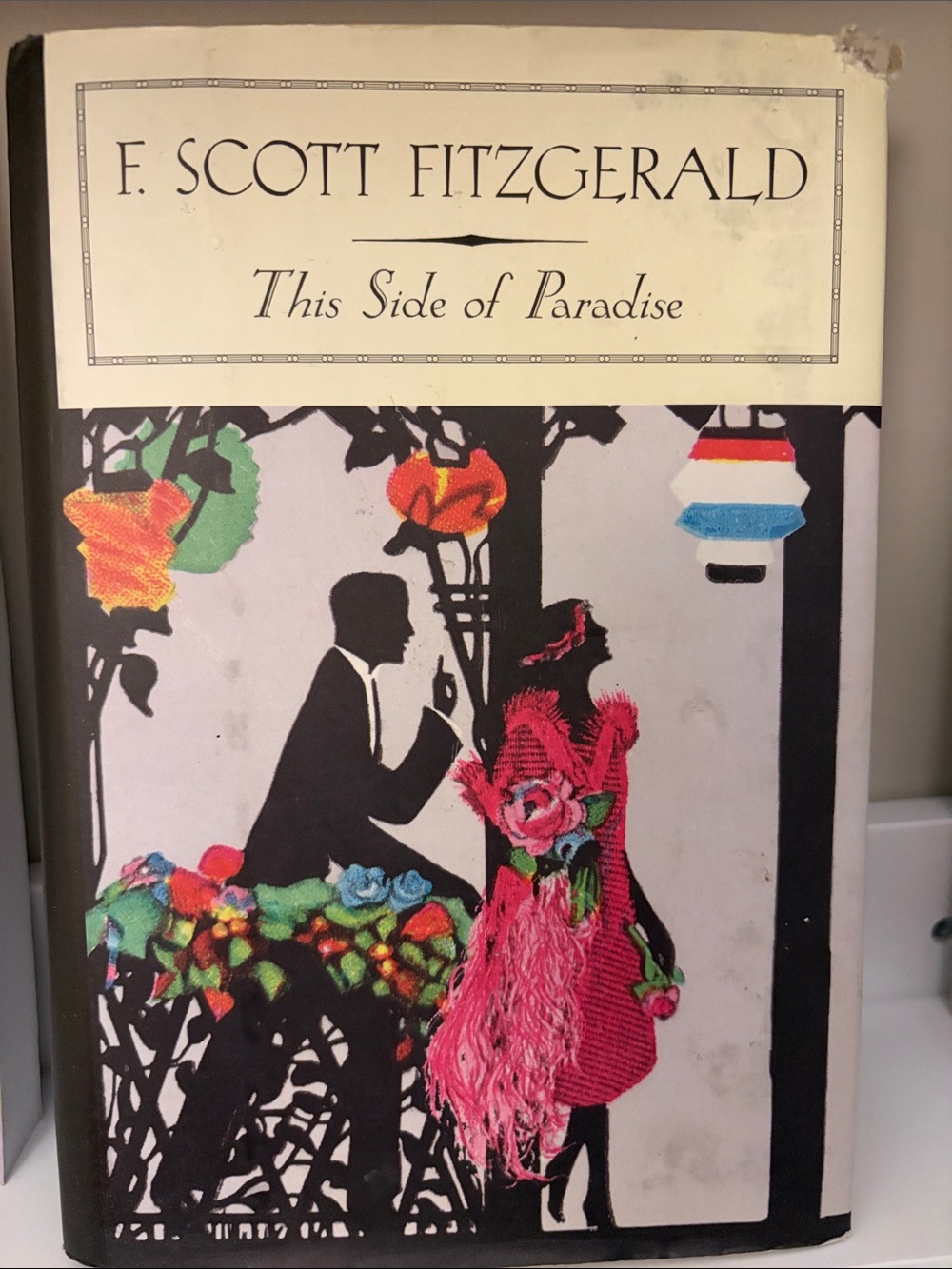 This Side of Paradise Decorative book - Pink & Black